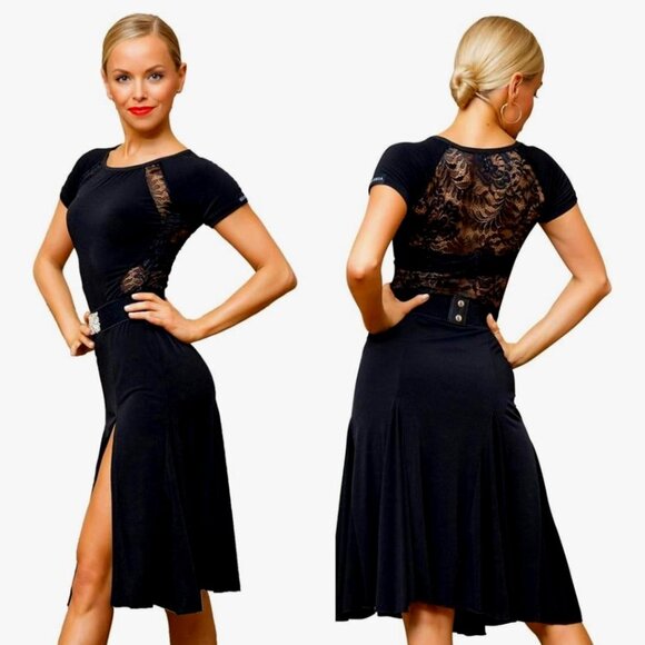 LADIES LATIN AND BALLROOM PRACTICE DRESS SIZE XS/S - Picture 1 of 1